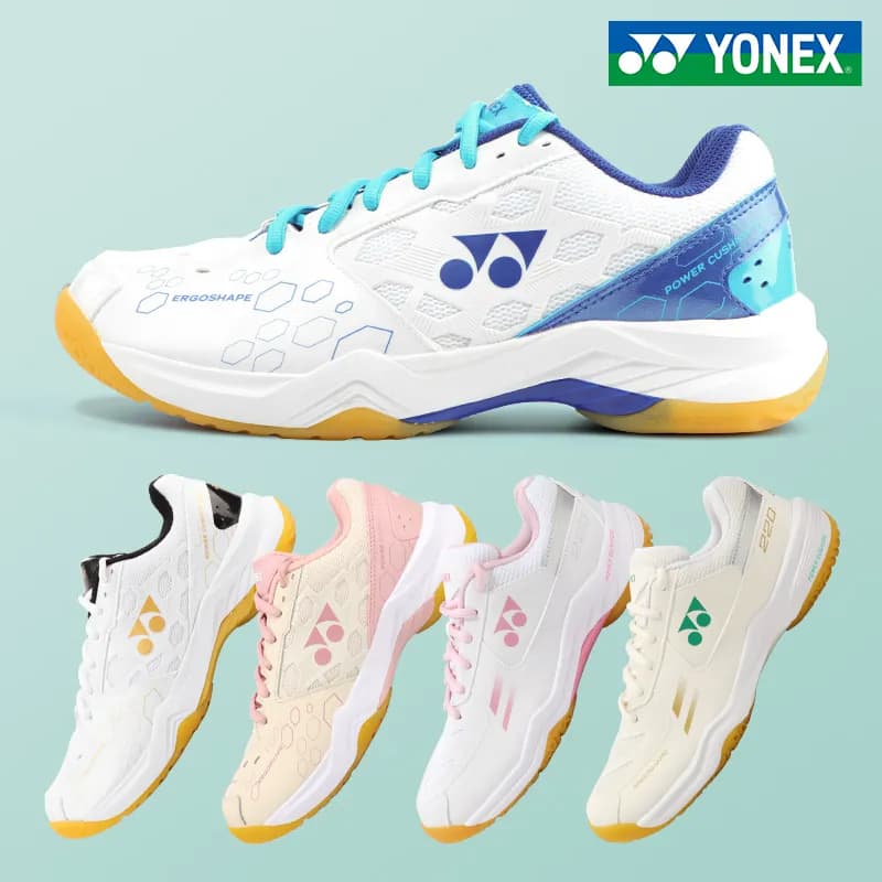 YONEX Sepatu Badminton 2025 Ringan Unisex Power Cushion Anti Selip Peredam Getaran