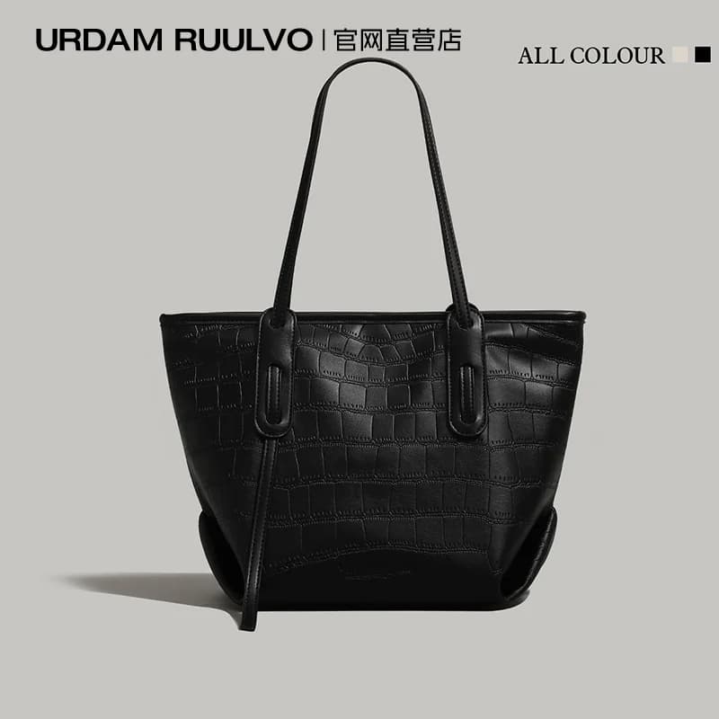 Tote Bag Wanita UR Motif Buaya Premium, Kapasitas Besar untuk Kuliah dan Kerja